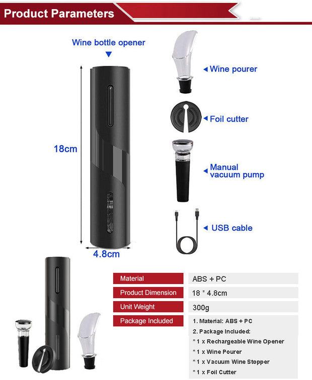 Electric Wine Opener By Irios